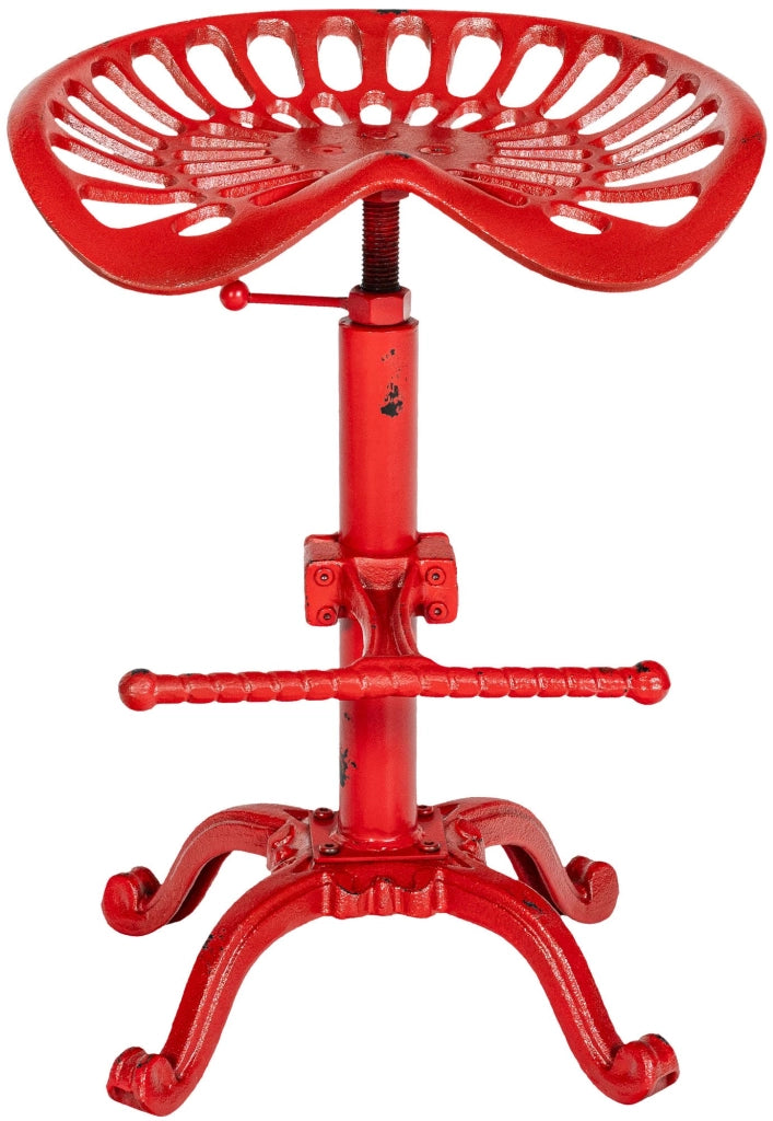 Sgabello Bar Butch in Ghisa rosso