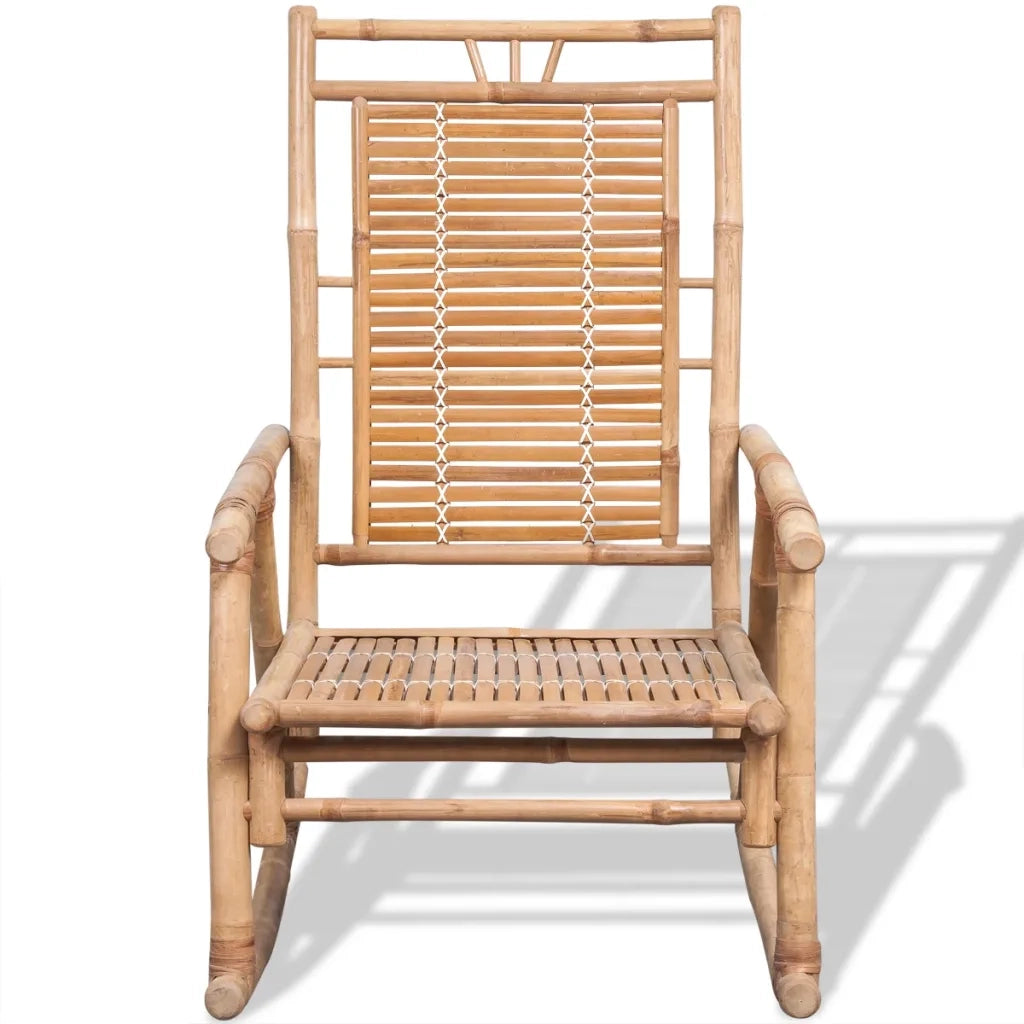 Sedia a dondolo in bamboo CFW5902565