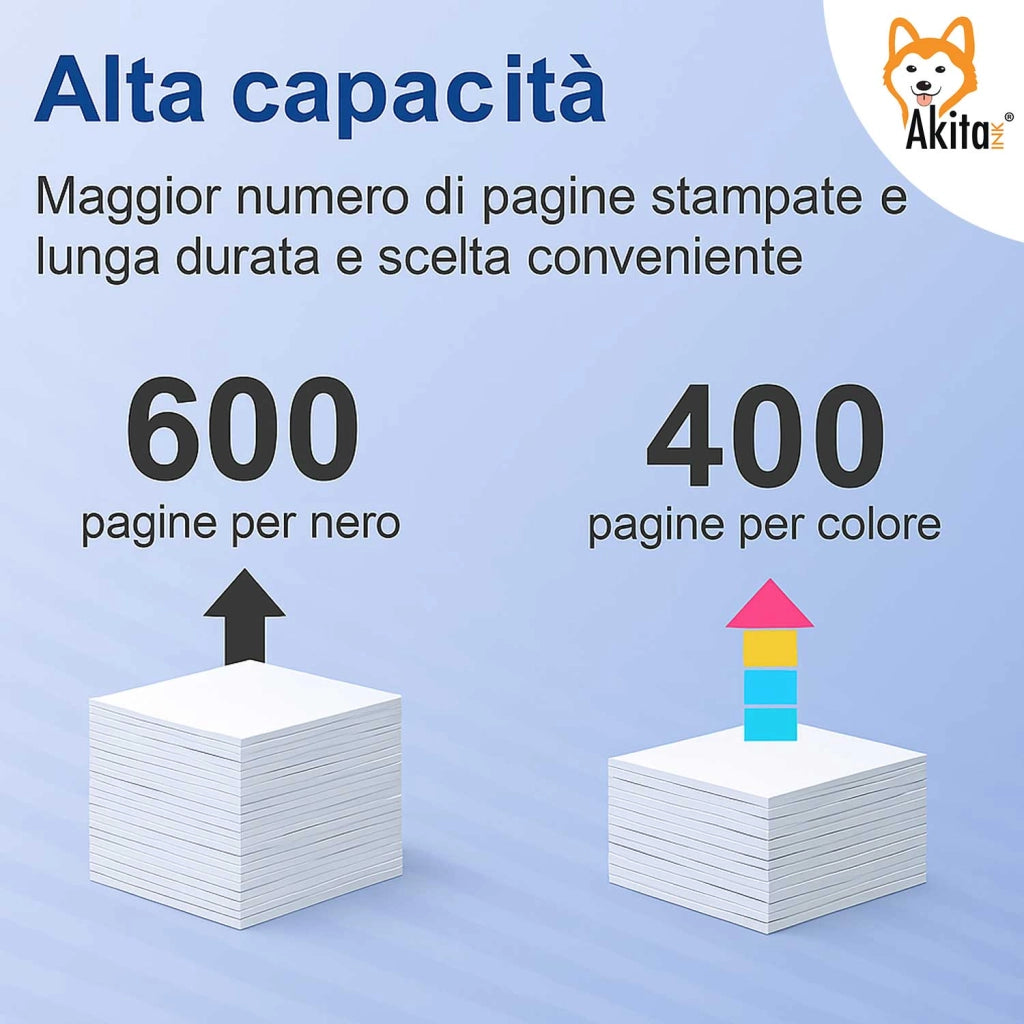 Cartucce Akitaink 604XL Compatibili Epson 4 Colori