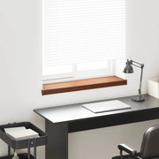 Soglia della Finestra Legno Marrone 100 x 20 x 4,5 cm PVC 42046899