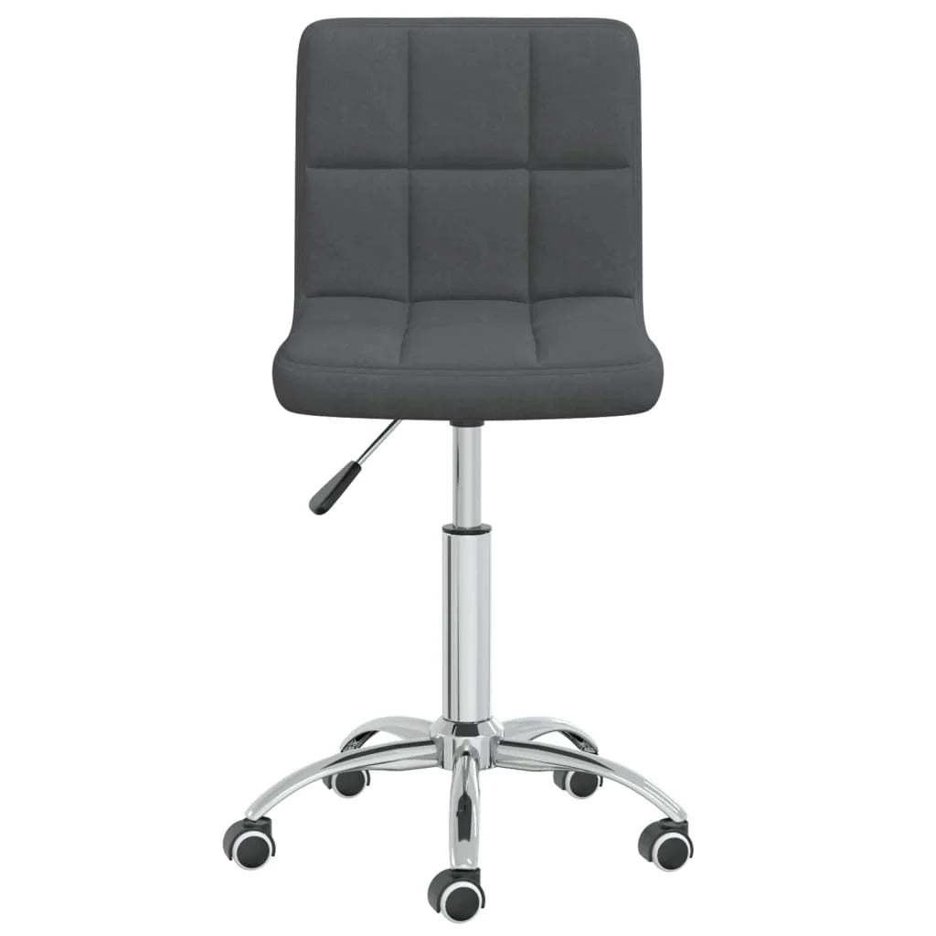 Sedia girevole da ufficio/studio tessuto grigio scuro 02_0024128