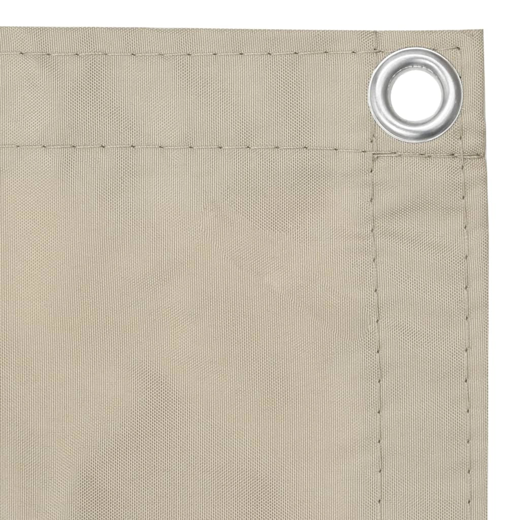 Paravento per balcone frangivista 90 x 300 cm tessuto Oxford beige 02_0010033