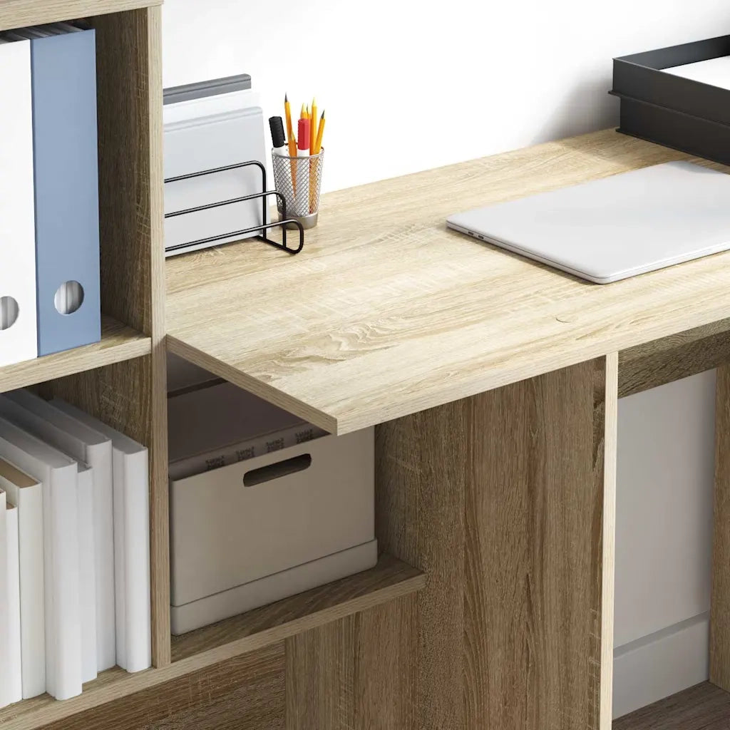 Scrivania Rovere Sonoma Legno ingegnerizzato 869300