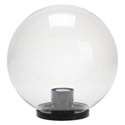 LANTERNA TESTA-PALO 'GLOBO' Ø cm.25 - trasparente  - VELAMP