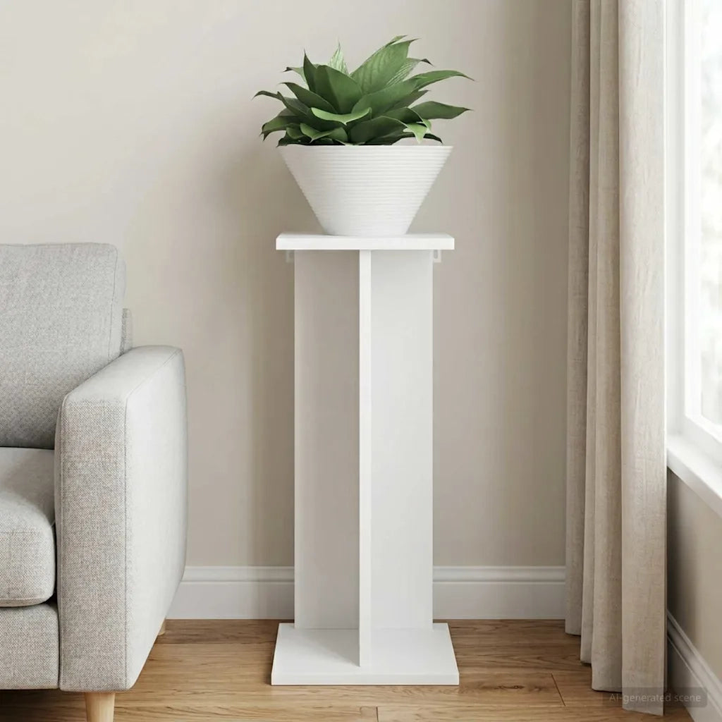 Supporto per piante Bianco 25 x 25,5 x 60,5 cm 899658