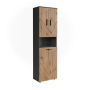 Vicco Mobili alti  Antracite/Artisan 50 x 172 cm con 3 porte