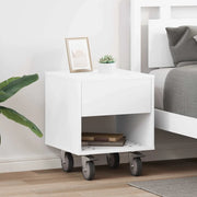 Comodino 2 pcs Bianco 40,5 x 40 x 48 cm Legno multistrato 891057