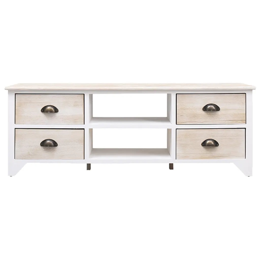 Mobile Porta TV 108x30x40 cm in Legno di Paulownia 338520