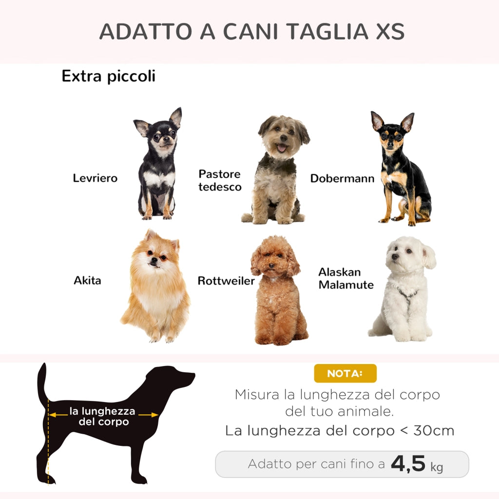 Cuccia per Cani Piccola Taglia con Cuscino ¨C Xylo ¨C Grigio Antracite 70x47x30cm