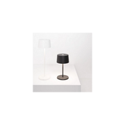 Lampada a led da tavolo Olivia Pro mini arancio ricaricabile e dimmerabile