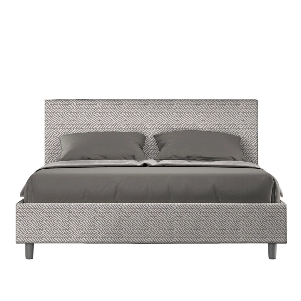 Letto Matrimoniale 160x200 cm con Rete Adele Aragona 1 Bianco
