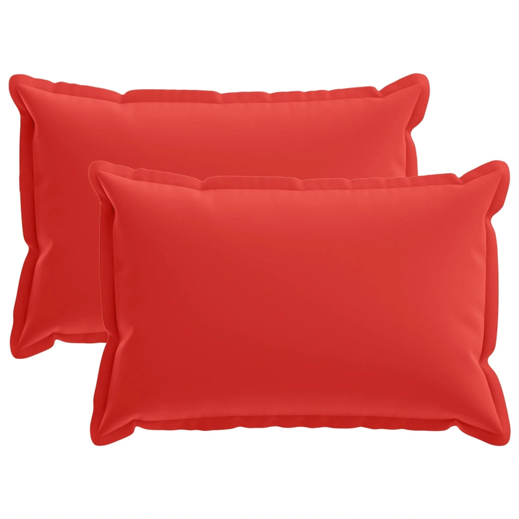 Federa 2 pcs HOUTEN Rosso 30 x 50 cm Poliestere 916227