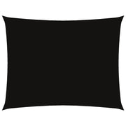 Parasole a vela | Telo Ombra | Vela da ombra Oxford Rettangolare 5x6 m Nero