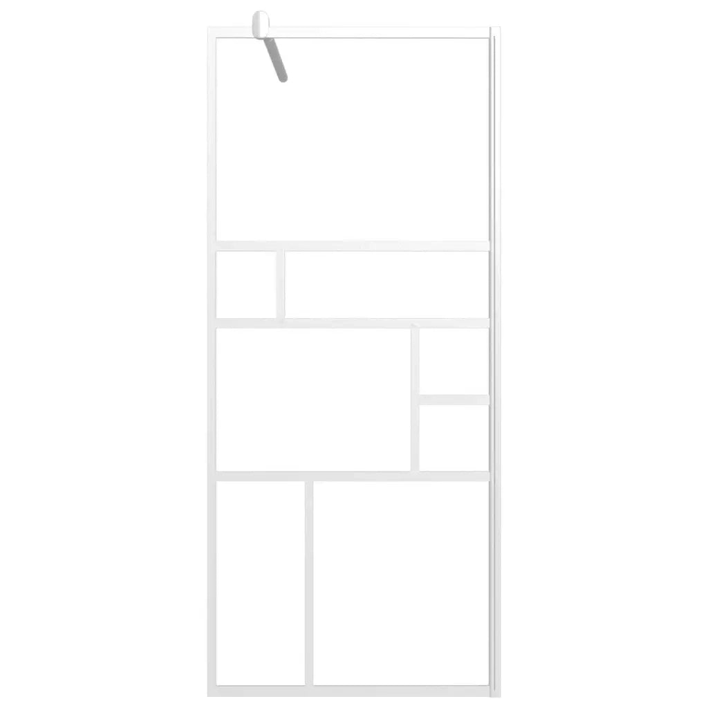 Parete per Doccia Walk in 80x195 cm in Vetro ESG Bianco 151868