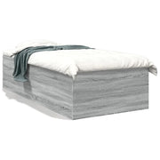 Letto singolo | Letto per adulti | Giroletto senza Materasso Rovere Sonoma 90x190 cm