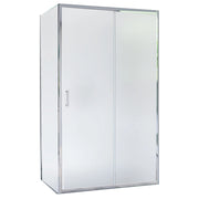 Box Doccia Angolare 80x120 cm 1 anta Scorrevole in Cristallo Opaco 6mm H195 Bonussi Tosca