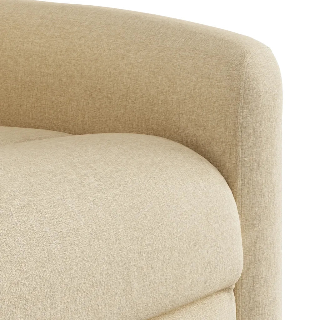 Divano Sedia-Poltrona Reclinabile in Tessuto Crema 599262