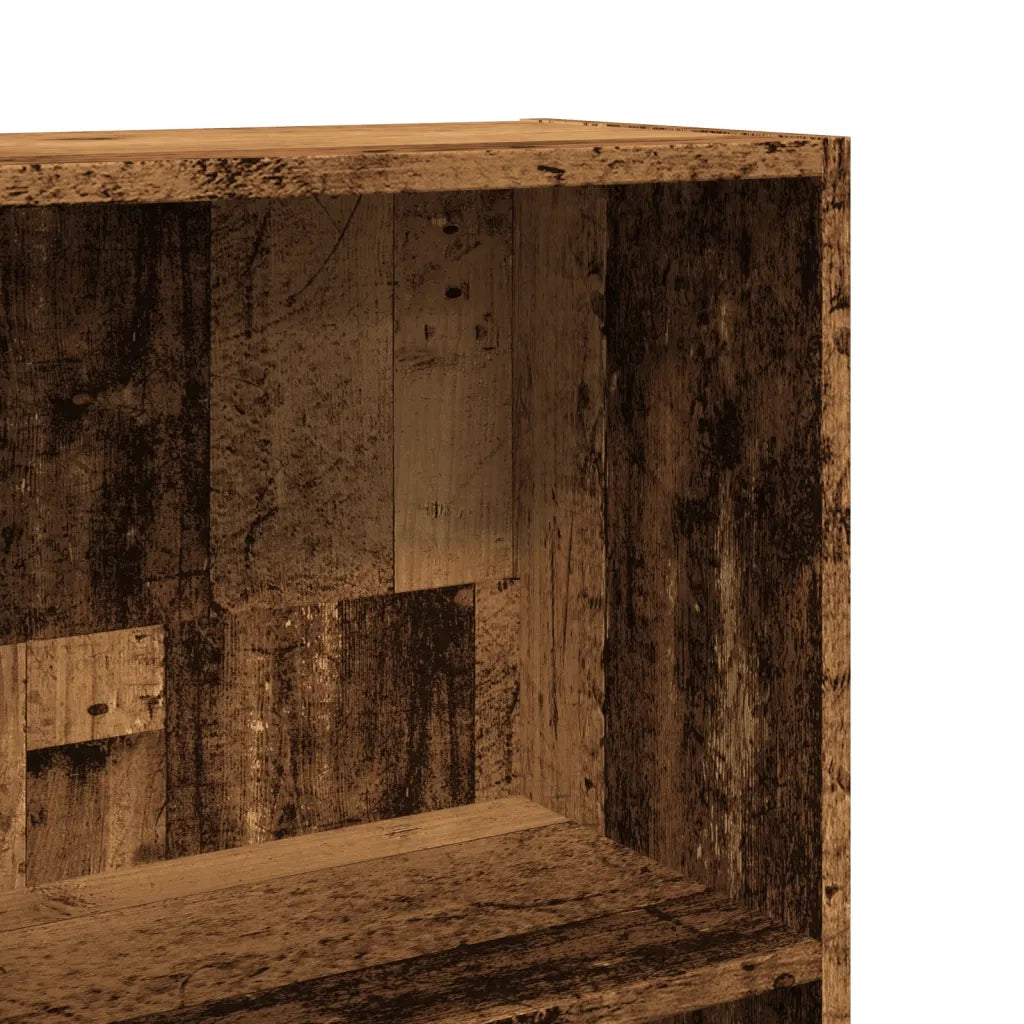 vidaXL Libreria Legno Antico 60x24x143 cm in Legno Multistrato