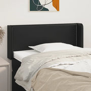 Testiera ad Orecchio-Testata con Orecchie Nera 93x16x78/88 cm in Similpelle 697903