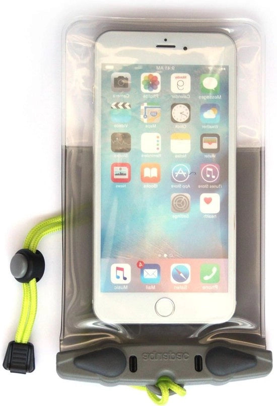 Case iPhone 6 Plus acqua resistente grigio trasparente - Olografo per smartphone - Dimensioni 205 x 115 x 20 mm - Capacità 0,001 litri - Numero di modello 358