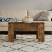 Tavolino da Salotto-Tavolino da soggiorno-Tavolo Rovere Fumo 79x49x41cm in Legno Multistrato 923921