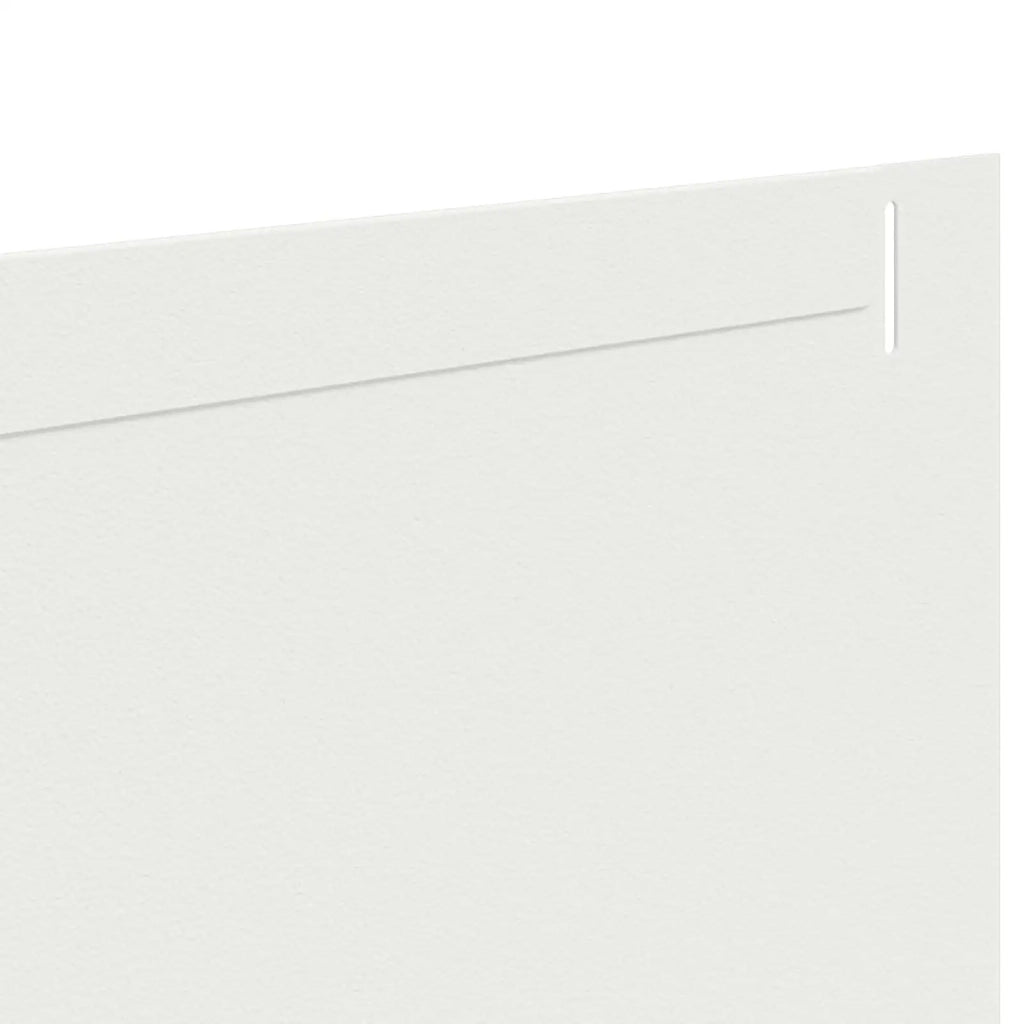 Bordura per Prato 30 pcs 102 x 15 x 4 cm Acciaio Bianco 8008768
