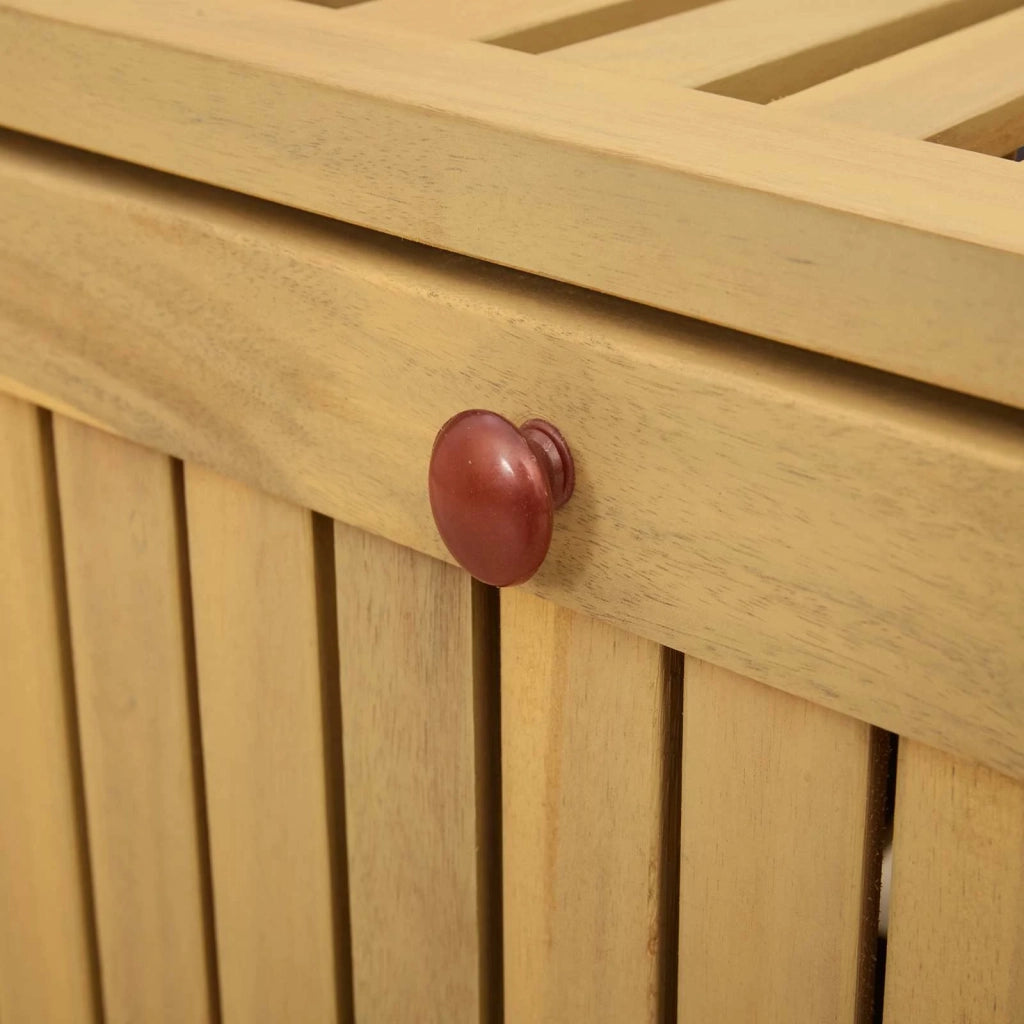 Panchina con contenitore 120 x 63 x 84 cm Acacia Solido
