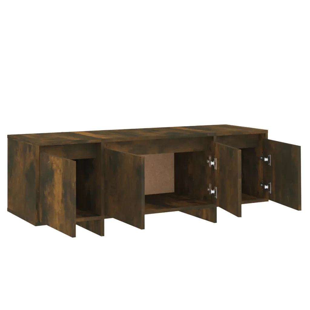 Mobile TV | Armadietto TV | Mobile Porta TV Rovere Fumo 120x30x40,5 cm in Truciolato