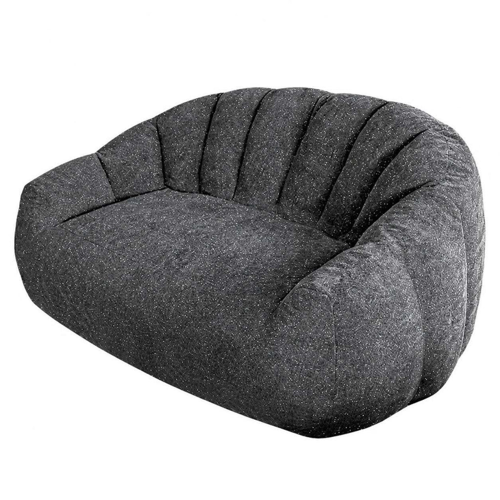 Poltrone relax, pouf, poltrone extra-large,Frevano ideali per il soggiorno e la camera da letto, grigi