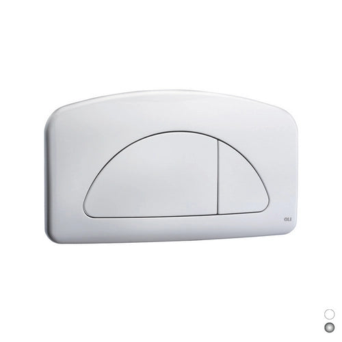 PLACCA DUAL PER CASSETTE DIAMANTE E GIADA- Cromo- OLIVE- pezzi 1