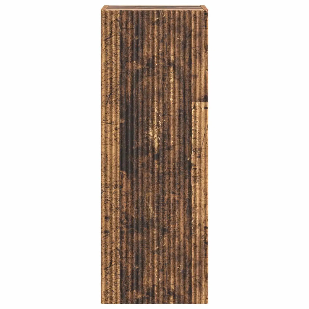 Mobiletto a muro Legno antico 33 x 34,5 x 90 cm 898423