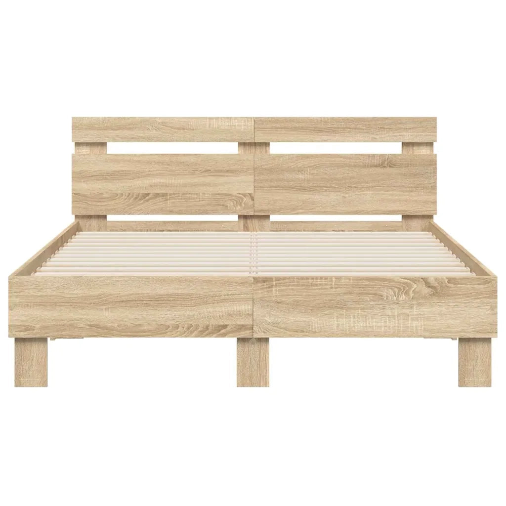 Struttura del letto Sonoma 137 x 190 cm Legno multistrato 3402848