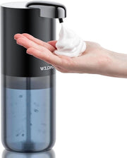 Montaggio a Spinta Automatico Dispensatore di Sapone 400 ml Senza Contatto con 4 Posizioni - Ricaricabile - Imbottito a Gas