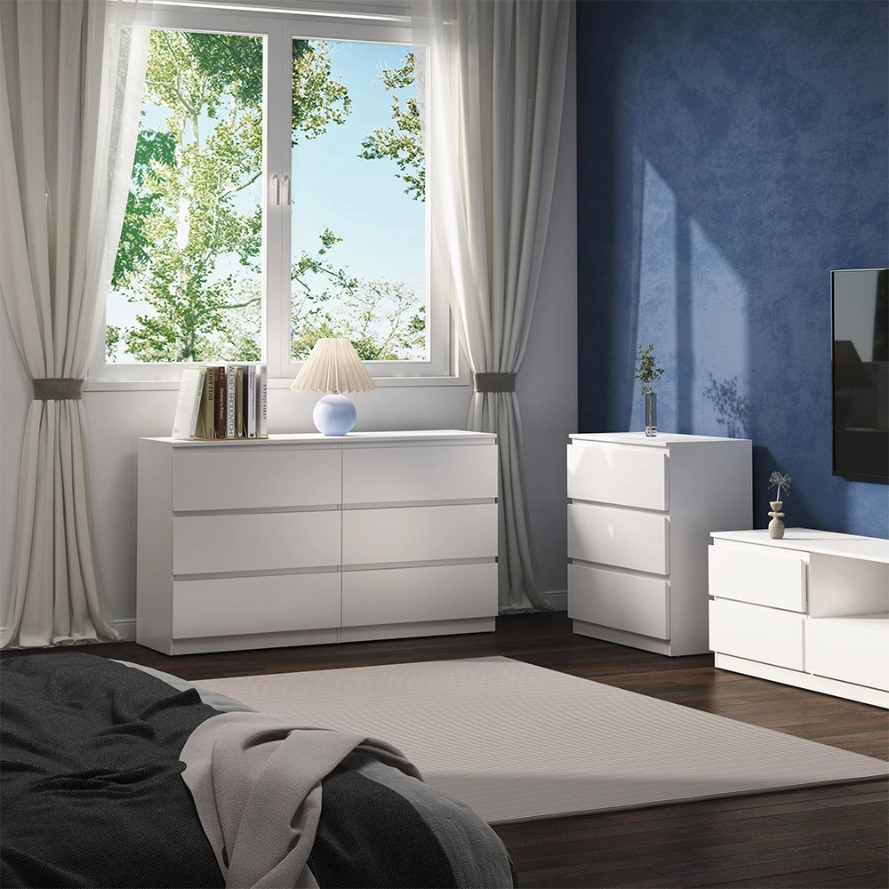 Vicco Cassettiera  Bianco 39 x 78.5 cm