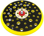 Schijf di abrasione 150 mm - 54 fori - Cinturino di chiusura - Compatibile con Mirka Ceros Deros - Materiale ABS di alta qualità - Supporto in spugna duraturo - Schijf di abrasione