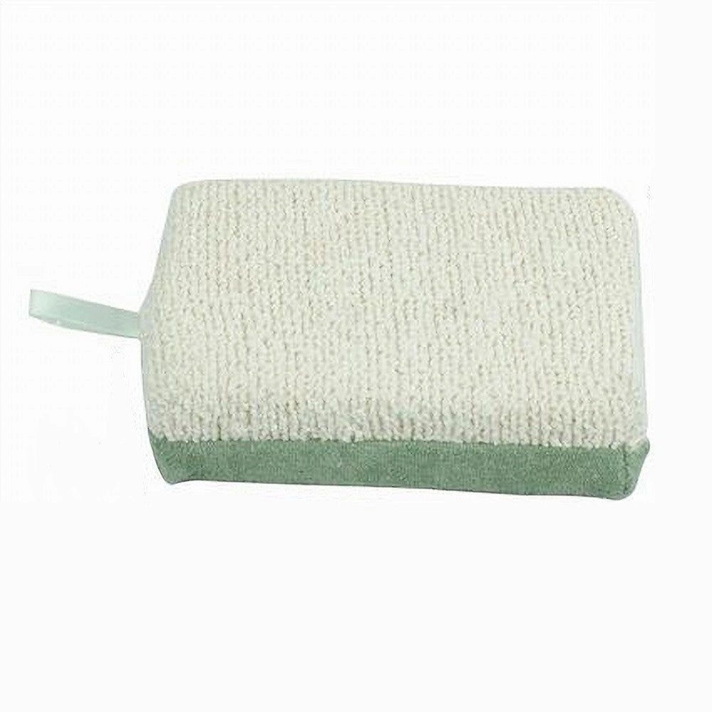 Trade Shop - Spugna Doccia Esfoliante Tonica Rilassa Per Cura Pelle Corpo Bagno Verde 79638 -