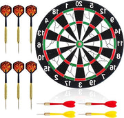 Set di darts professionale con 10 darts - Tavolo da darts in acciaio e gomma - Tavoli da darts classici - Tavolo da darts di alta qualità

Specifiche tecniche:
- Modello: 
- Materiale: Acciaio e gomma
- Dimensioni: 
- Peso: 
- Caratteristiche:
