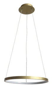 Lampada a sospensione Candellux LUNE LED 25W oro Ø40