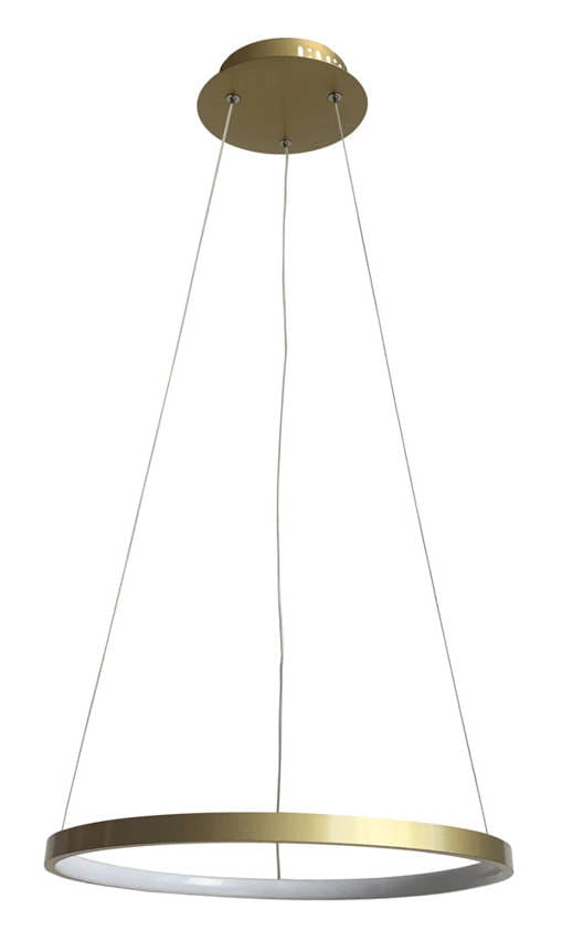 Lampada a sospensione Candellux LUNE LED 25W oro Ø40
