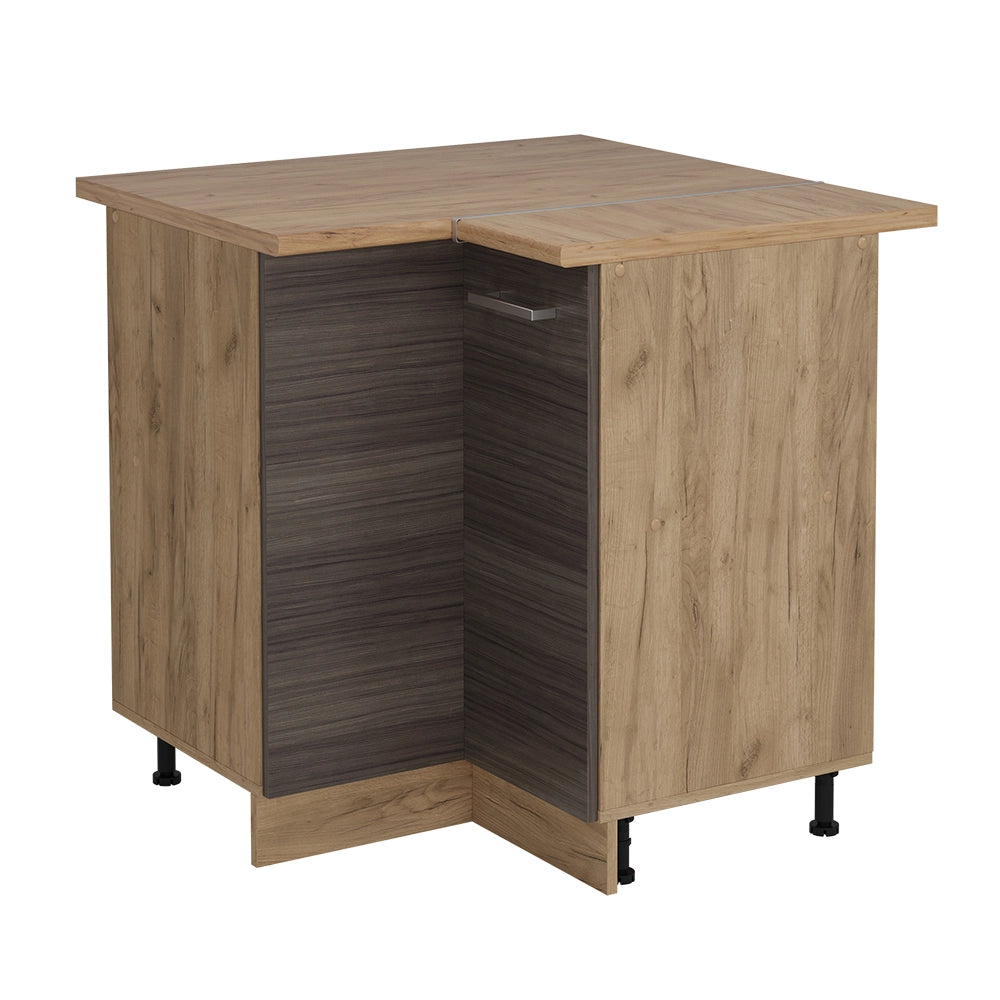 Mobile ad angolo cucina R-Line Grigio nobile/Rovere dorato 75.6 cm, PL Rovere Vicco