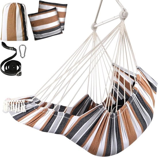 Sedia a Sospensione per Letto a Soglia - Comodo e Spazievendente - 1 pezzo - Blu - Cotone