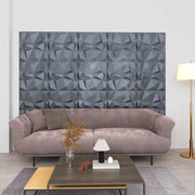 Pannelli da parete 48 pcs Grigio Diamante 50 x 50 cm 42046032