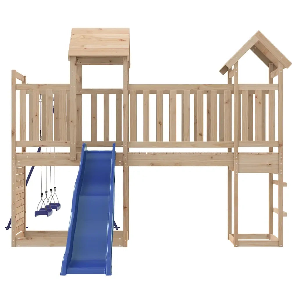 Set da Gioco da Esterno in Legno Massello di Pino 3155909