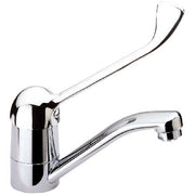Rubinetto lavabo o lavello con leva clinica e bocca girevole remer - serie kiss