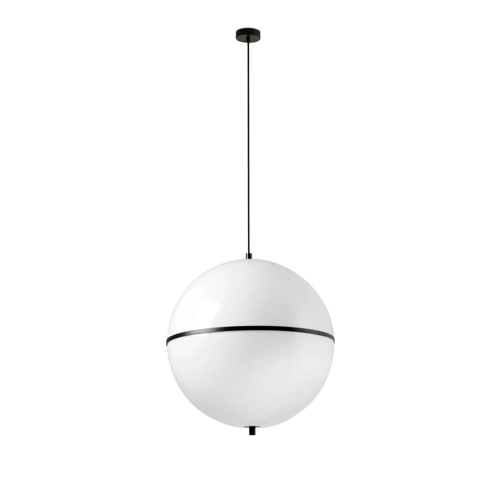 DOME M Lampada sospensione nera
