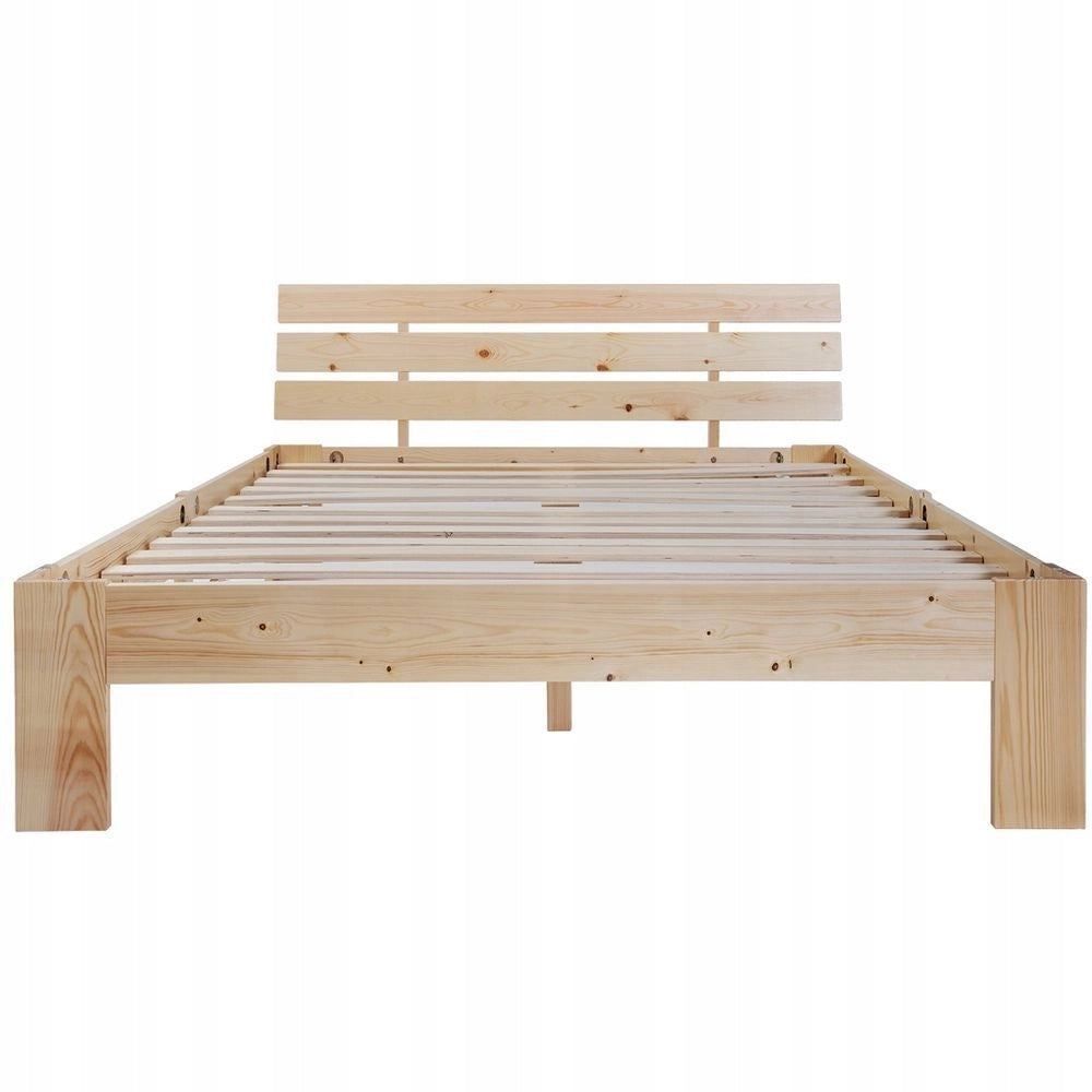 Letto matrimoniale - Xylo - 140x200cm - Legno naturale