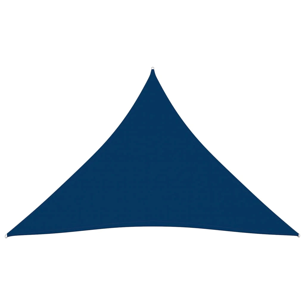 Vela ombreggiante triangolare in tessuto Oxford 4,5 x 4,5 x 4,5 m blu 02_0009854