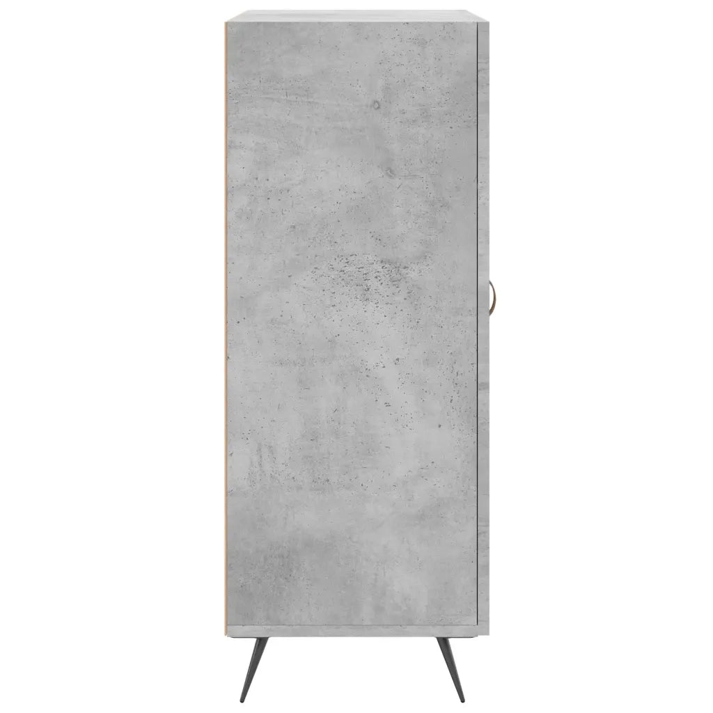 Credenza-Buffet-Armadio da cucina Grigio Cemento 69,5x34x90 cm in Legno Multistrato 185348