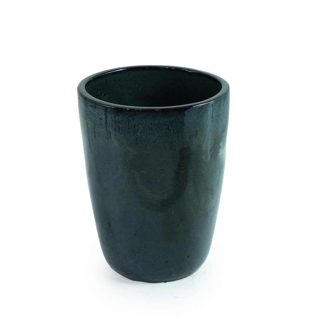 VASO DA FIORI IN CERAMICA Ø38,5 x 49,5 cm Verde scuro