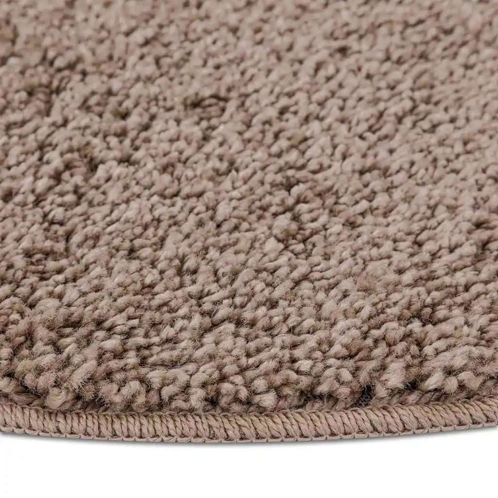 Tappeto Shaggy Antiscivolo Marrone 160 x 160 cm PP 4019801